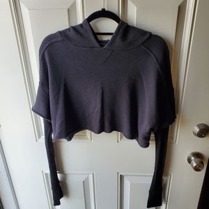 Out from under crop top